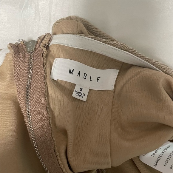 Urban Outfitters Mable Corset Bustier Tan/Gold Top. Size Small - Picture 6 of 7